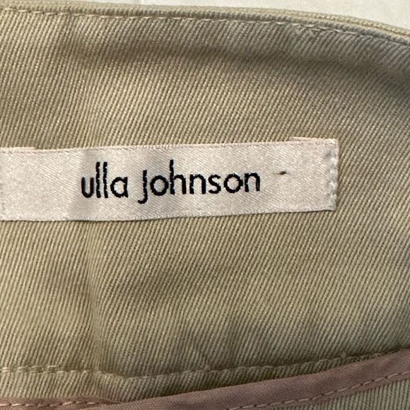 Ulla Johnson pencil skirt Beige silver button  8 Ulla Johnson tan career pencil - Picture 6 of 15